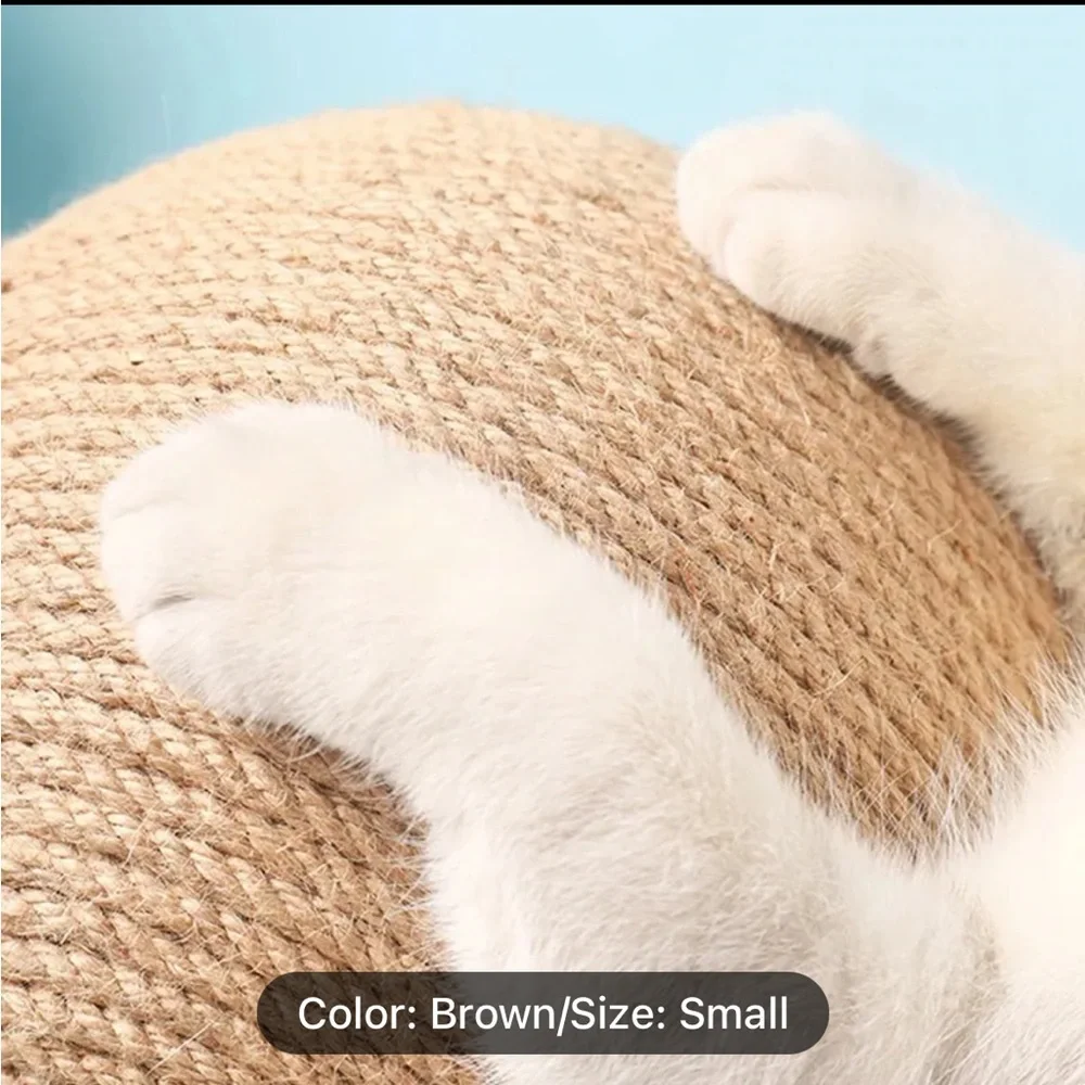 Cat scratch ball toy